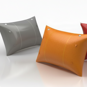 Мягкие надувные понтоны для разгрузки дюкера