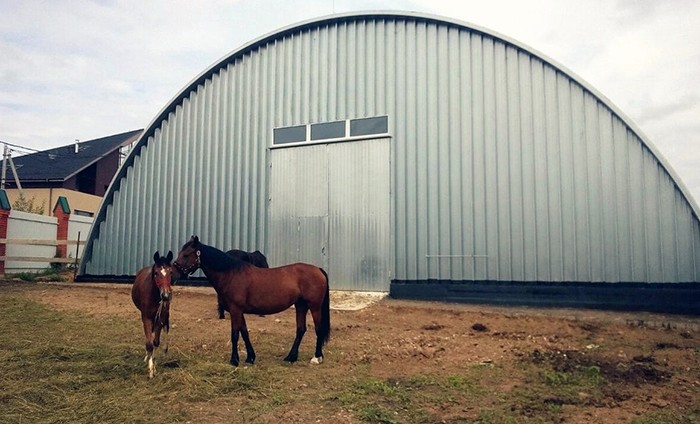 Строительство конных и конноспортивных манежей в Ейске и по России