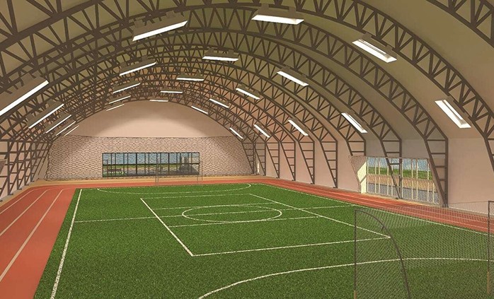 Строительство спортивных сооружений, манежей, спорткомплексов в Ейске и по России