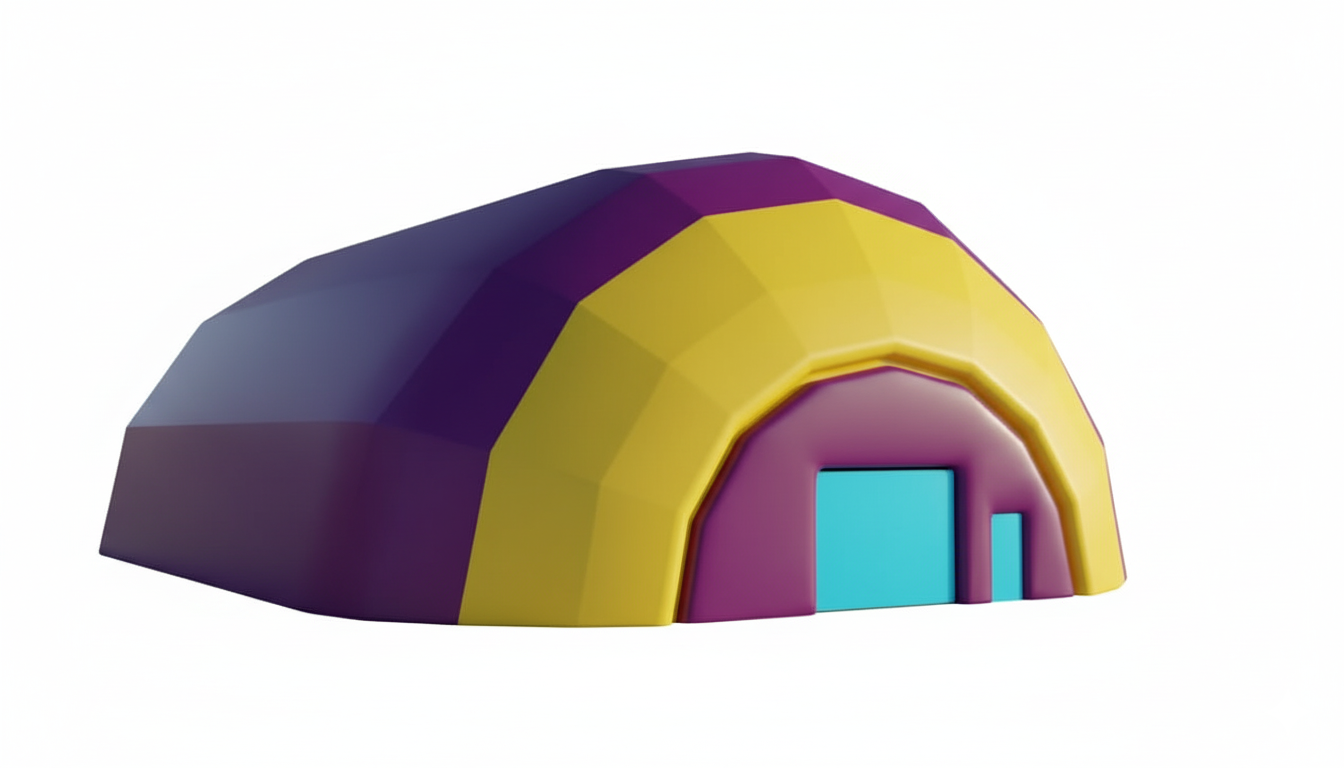 Пневмокаркасный ангар для пейнтбола